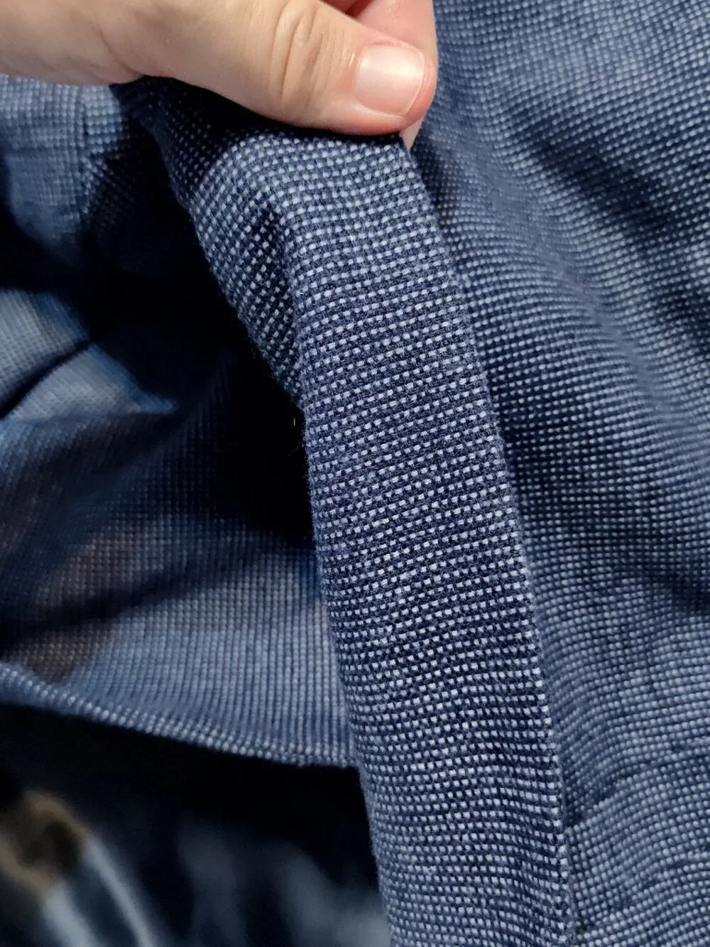 HM H&M 42R mens men slim fit blazer suit jacket blue like new